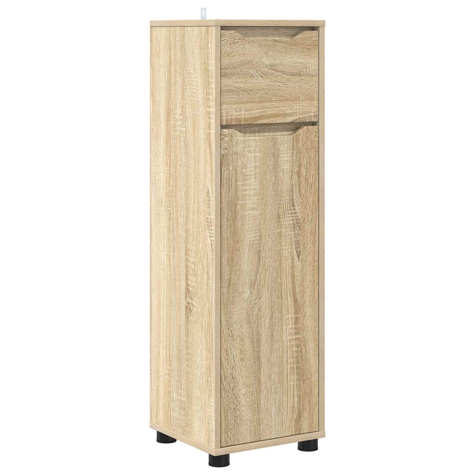 Badrumsskåp Sonoma-ek 30,5 x 30 x 101 cm Konstruerat trä