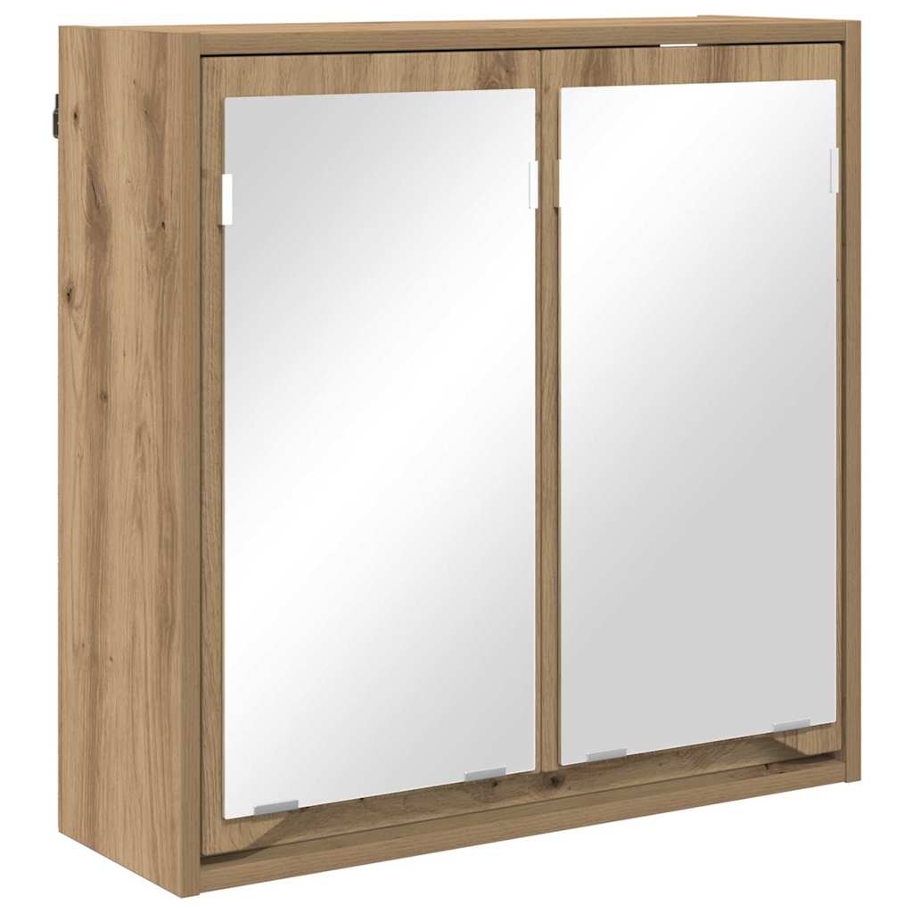 Badrumsspegelskåp Artisan Ek 60 x 20 x 60 cm Konstruerat trä
