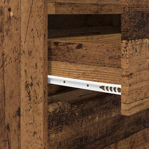 Förvaringsskåp Gammalt trä 80 x 48 x 57 cm Konstruerat trä