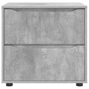 Förvaringsskåp Betonggrå 60 x 48 x 57 cm Konstruerat trä