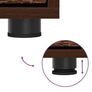 Förvaringsskåp Brun Ek 60 x 48 x 57 cm Konstruerat trä