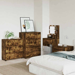 Förvaringsskåp Rökt ek 80 x 31 x 81 cm Konstruerat trä