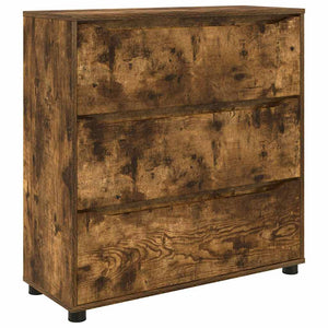 Förvaringsskåp Rökt ek 80 x 31 x 81 cm Konstruerat trä