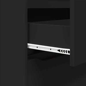 Förvaringsskåp Svart 60 x 48 x 81 cm Konstruerat trä