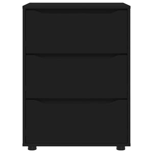 Förvaringsskåp Svart 60 x 48 x 81 cm Konstruerat trä