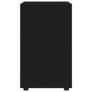 Förvaringsskåp Svart 60 x 48 x 81 cm Konstruerat trä