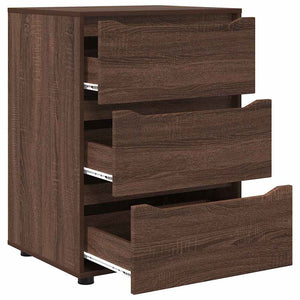 Förvaringsskåp Brun Ek 60 x 48 x 81 cm Konstruerat trä