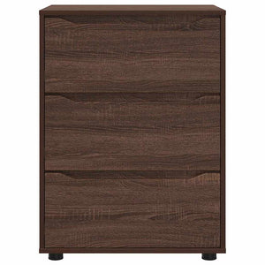 Förvaringsskåp Brun Ek 60 x 48 x 81 cm Konstruerat trä