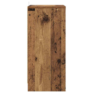 Sängbord med låda Gammalt trä 40 x 30 x 467 cm Konstruerat trä