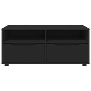 TV-skåp med låda Svart 100 x 48 x 43 cm Konstruerat trä