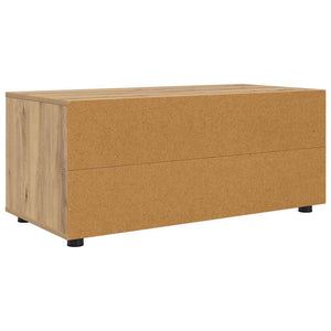 TV-skåp med låda Artisan Ek 100 x 48 x 43 cm Konstruerat trä