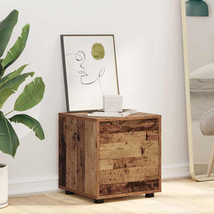 Badrumsskåp Gammalt trä 40,5 x 40 x 44 cm Konstruerat trä