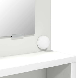 Sängrum Smyckesbord Vit 80 x 39,6 x 135 cm Konstruerat trä