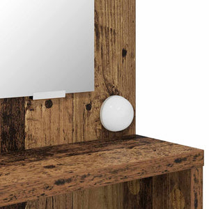 Sängrum Smyckesbord med låda Gammalt trä 80 x 39,6 x 135 cm