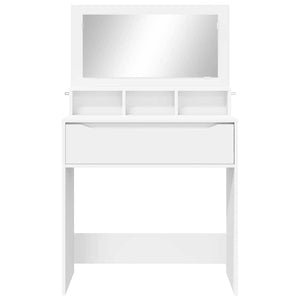 Sängrum Smyckesbord Vit 80 x 39,6 x 135 cm Konstruerat trä