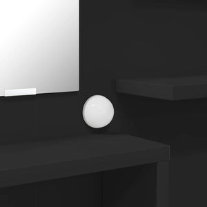 Sängrum Smyckesbord Svart 80 x 39,6 x 135 cm Konstruerat trä