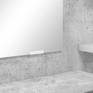 Sängrum Smyckesbord med låda Betonggrå 80 x 39,6 x 135 cm