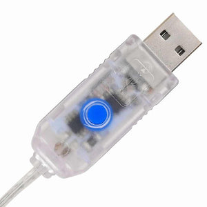 Julgran med 100 LED-lampor Blå 120 cm Akryl