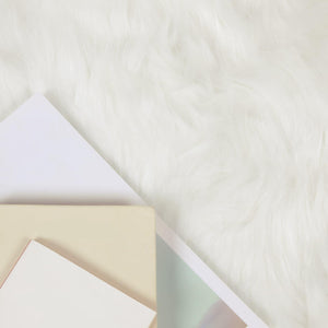 Fusk Skinnmatta Tafalla Vit 160 x 230 cm Polyester