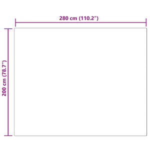 Fusk Skinnmatta Tafalla Rosa 200 x 280 cm Polyester