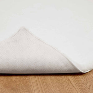 Fusk-kaninpälsmatta Olite Vit 60 x 110 cm Polyester