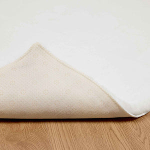 Fusk-kaninpälsmatta Olite Vit 80 x 200 cm Polyester