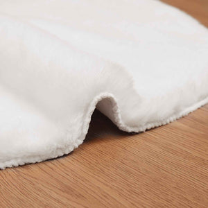 Fusk-kaninpälsmatta Olite Vit 50 x 80 cm Polyester
