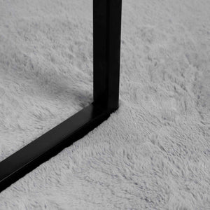 Fusk-kaninpälsmatta Olite Grå 80 x 150 cm Polyester