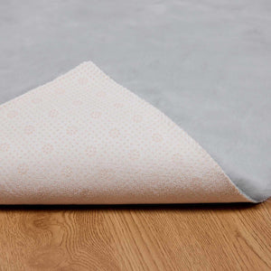 Fusk-kaninpälsmatta Olite Grå 80 x 150 cm Polyester