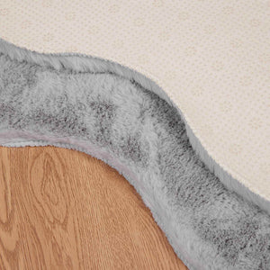 Fusk-kaninpälsmatta Olite Grå 50 x 80 cm Polyester