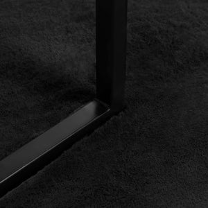 Fusk-kaninpälsmatta Olite Svart Ø 80 cm Polyester