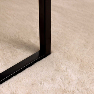 Fusk-kaninpälsmatta Olite Taupe 160 x 160 cm Polyester