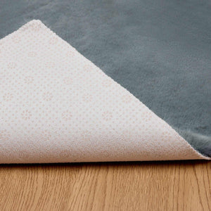 Fusk-kaninpälsmatta Olite Antracit 80 x 200 cm Polyester