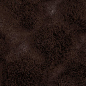 Faux Kaninpäls Filt Kamel 150 x 220 cm Polyester