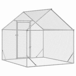 Hönshus Silver 200x170x177cm Galvaniserat Stål