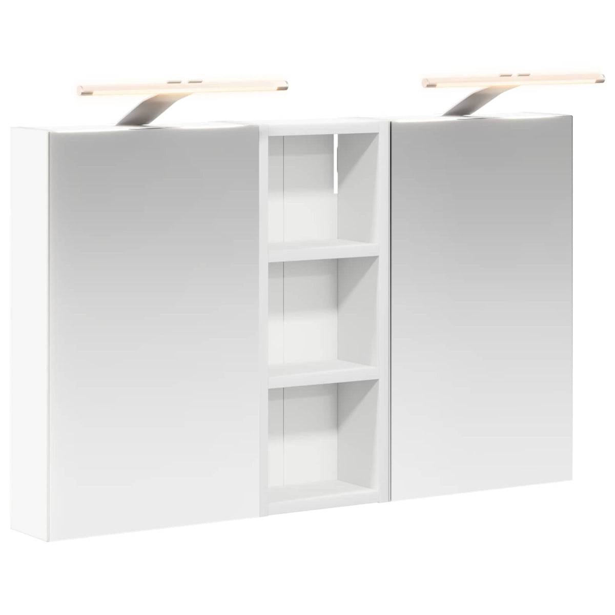 Badrumsskåpsset 3 st 80 x 10,5 x 50 cm Konstruerat trä
