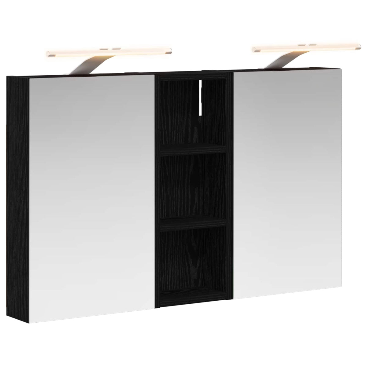 Badrumsskåpsset 3 st 80 x 10,5 x 50 cm Konstruerat trä