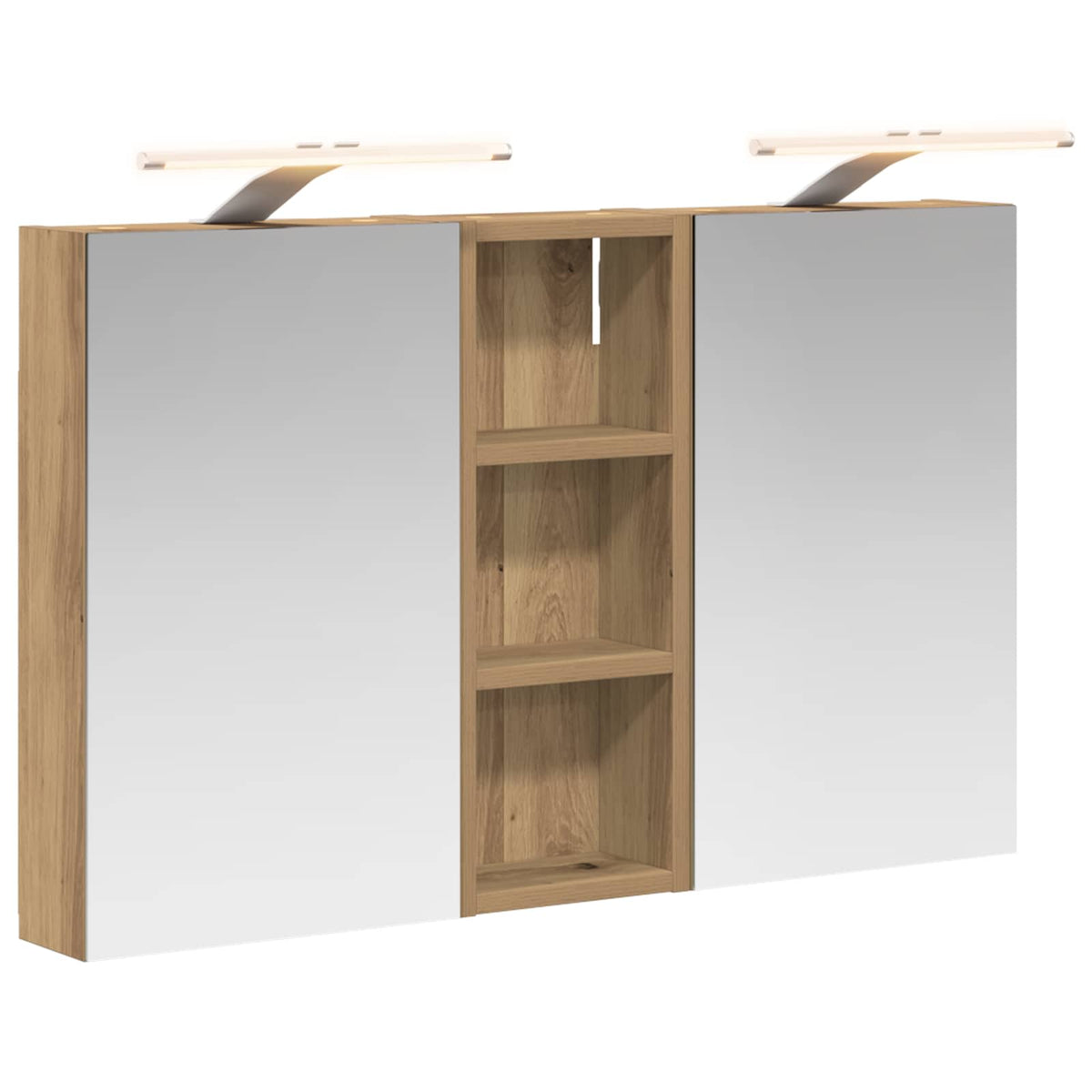 Badrumsskåpsset 3 st 80 x 10,5 x 50 cm Konstruerat trä