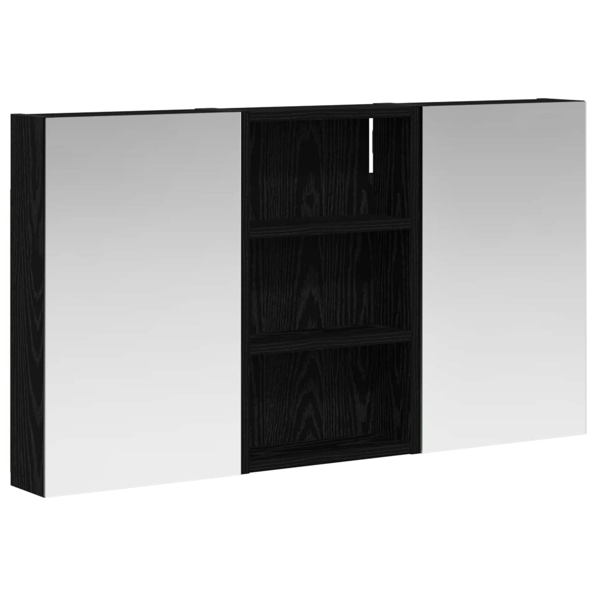 Badrumsskåpsset 3 st 90 x 10,5 x 50 cm Konstruerat trä