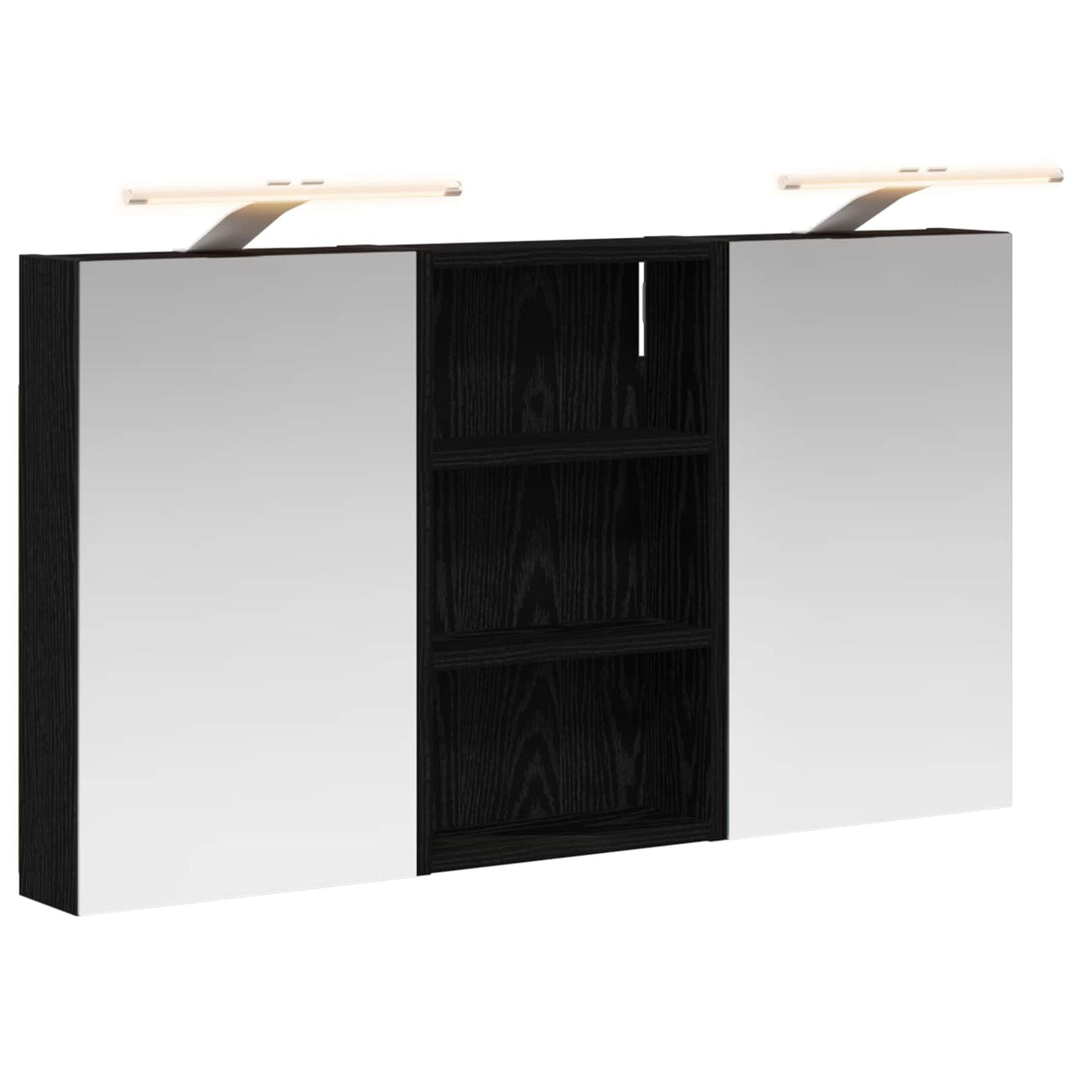 Badrumsskåpsset 3 st 90 x 10,5 x 50 cm Konstruerat trä