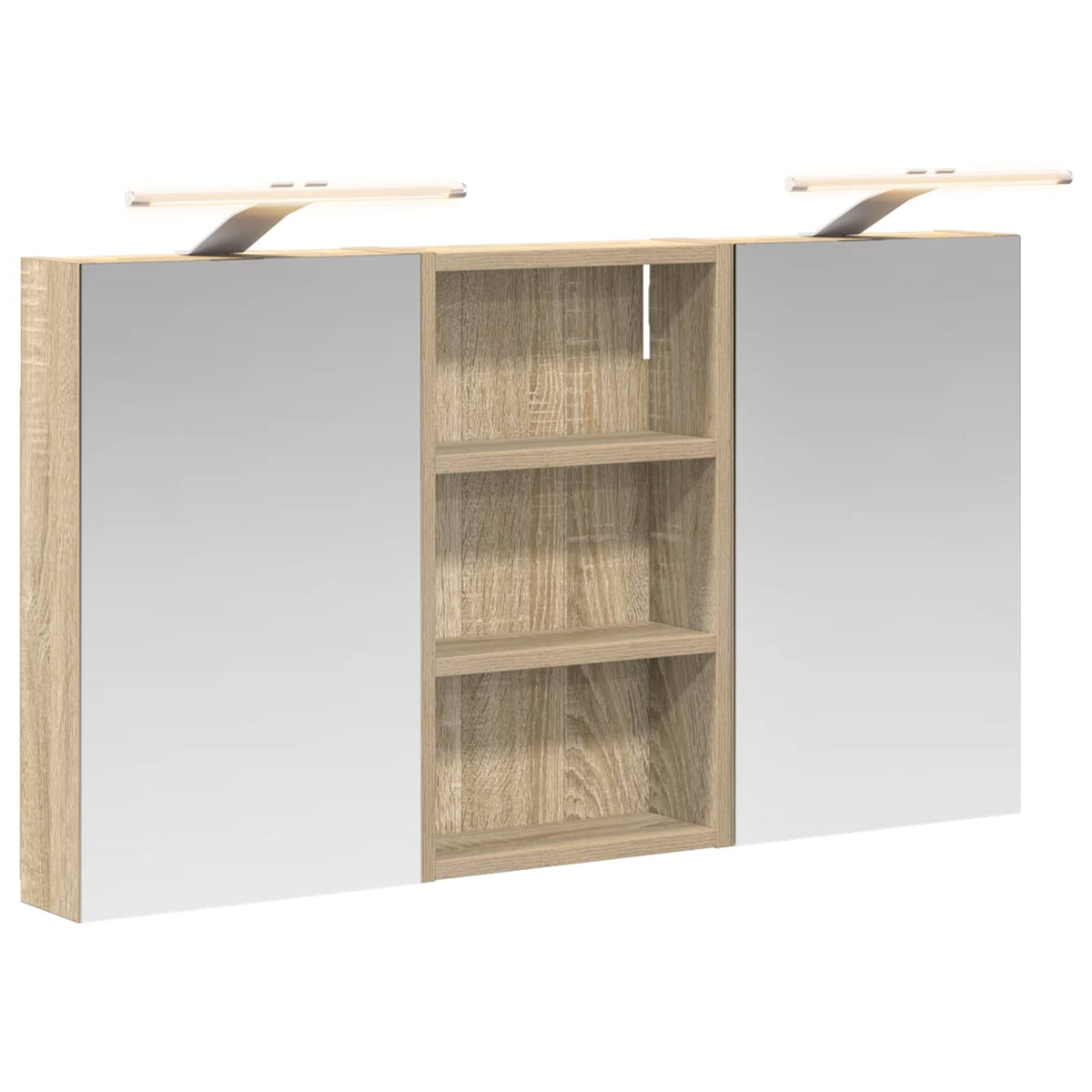 Badrumsskåpsset 3 st 90 x 10,5 x 50 cm Konstruerat trä