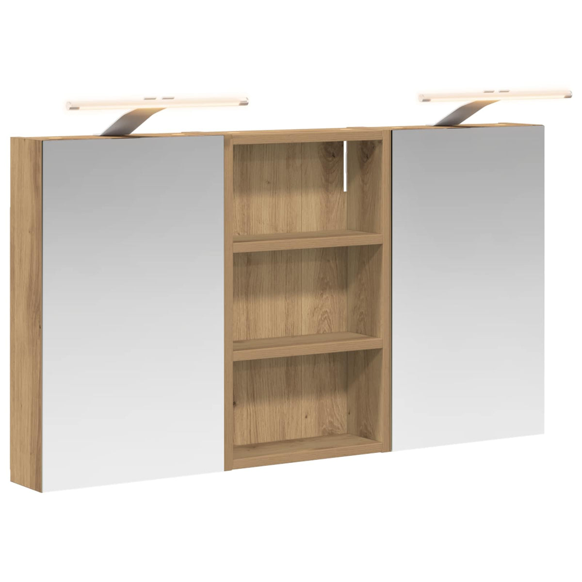 Badrumsskåpsset 3 st 90 x 10,5 x 50 cm Konstruerat trä