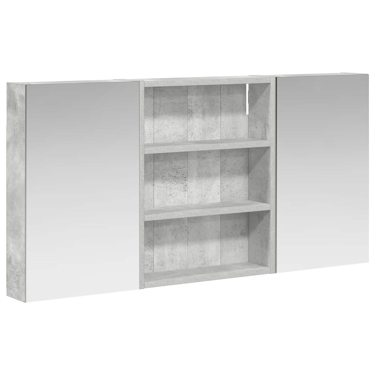 Badrumsskåpsset 3 st 100 x 10,5 x 50 cm Konstruerat trä