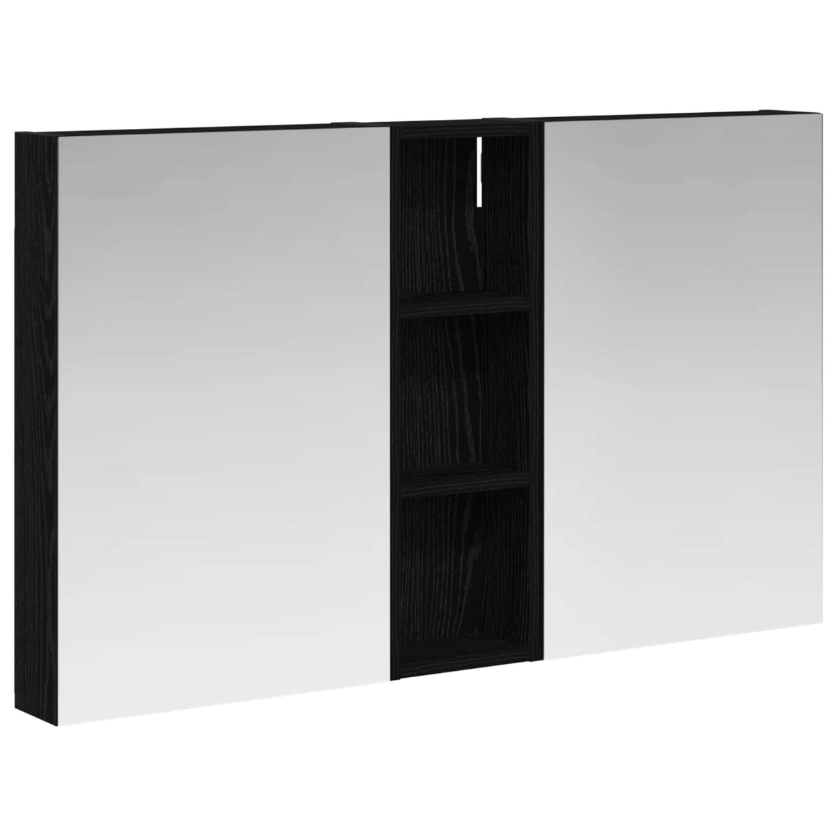 Badrumsskåpsset 3 st 100 x 10,5 x 60,5 cm Konstruerat trä