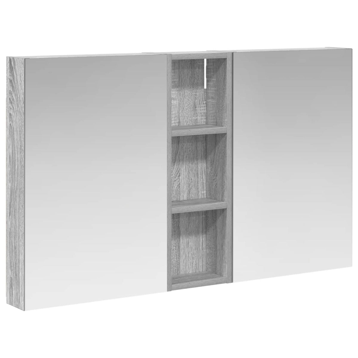 Badrumsskåpsset 3 st 100 x 10,5 x 60,5 cm Konstruerat trä