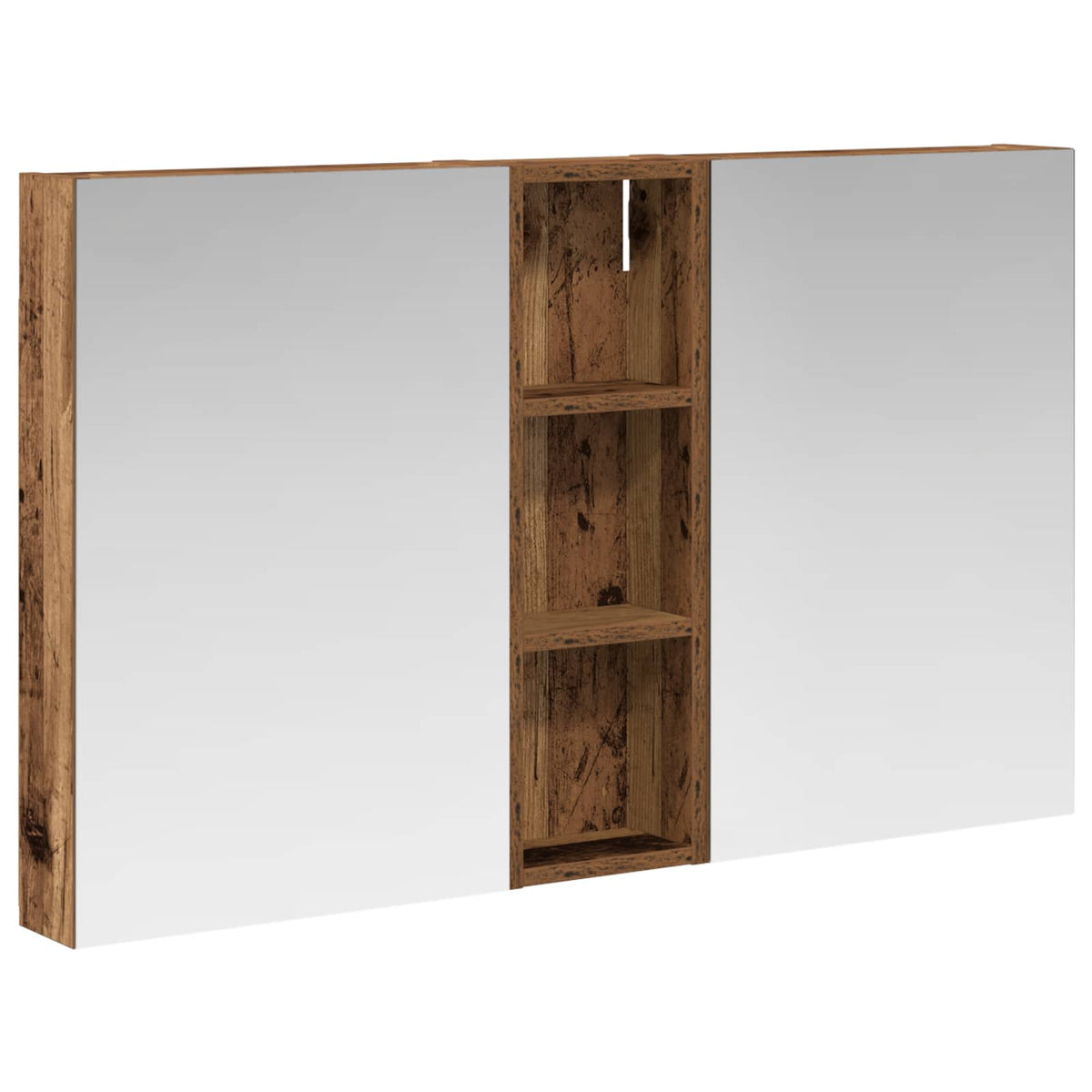 Badrumsskåpsset 3 st 100 x 10,5 x 60,5 cm Konstruerat trä