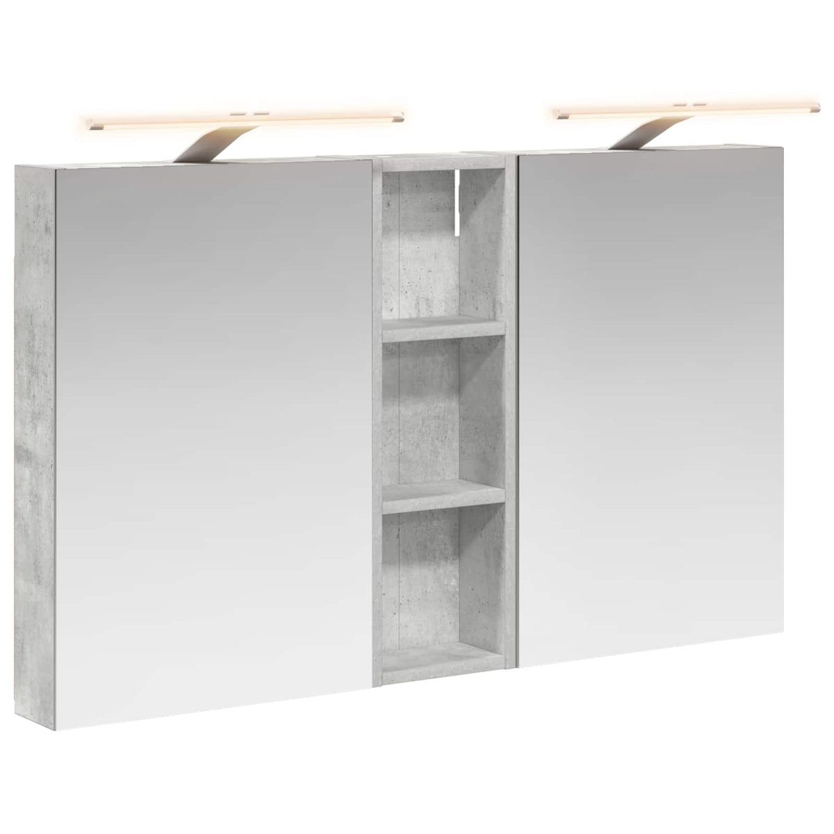 Badrumsskåpsset 3 st 100 x 10,5 x 60,5 cm Konstruerat trä