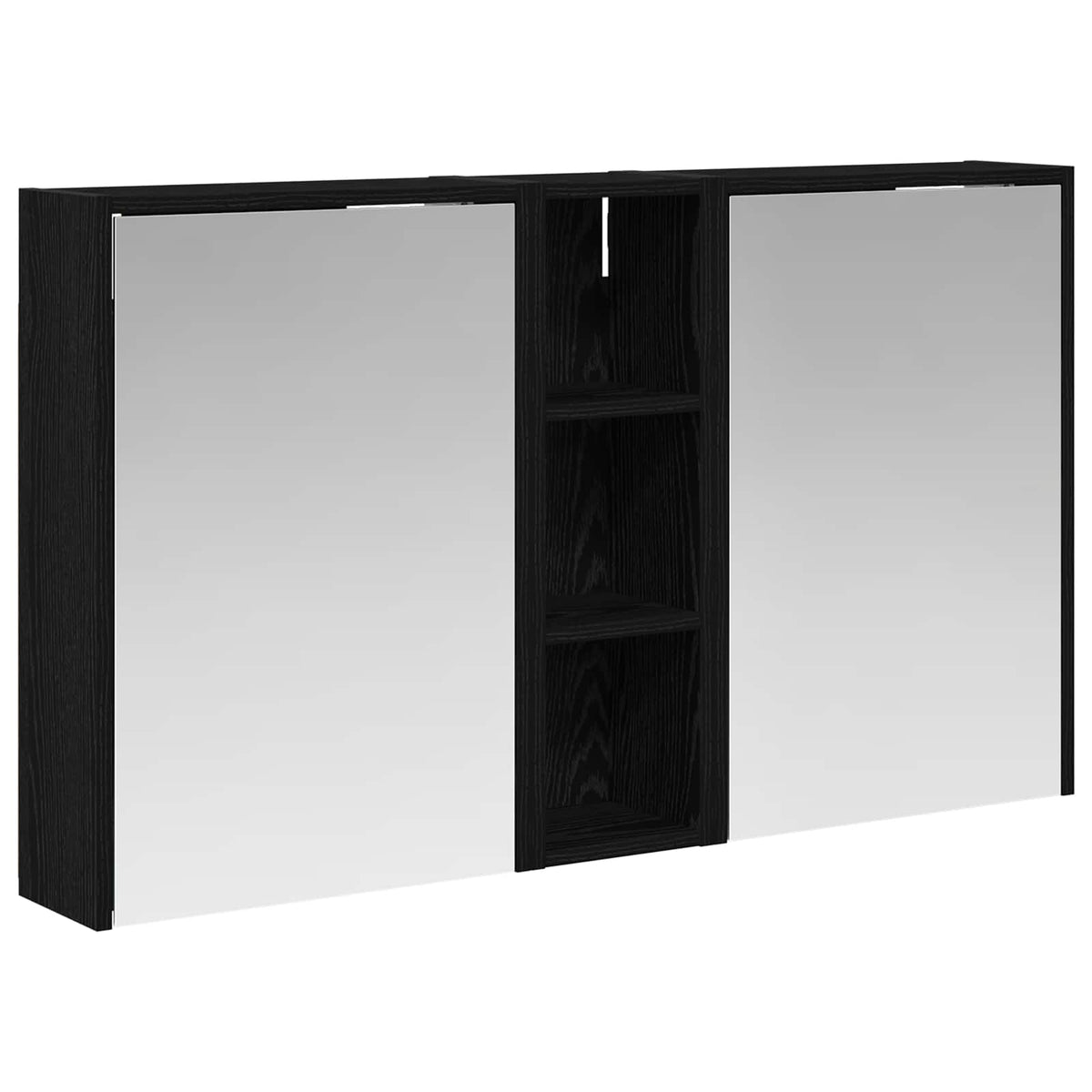 Badrumsskåpsset 3 st 106 x 16 x 62,5 cm Konstruerat trä