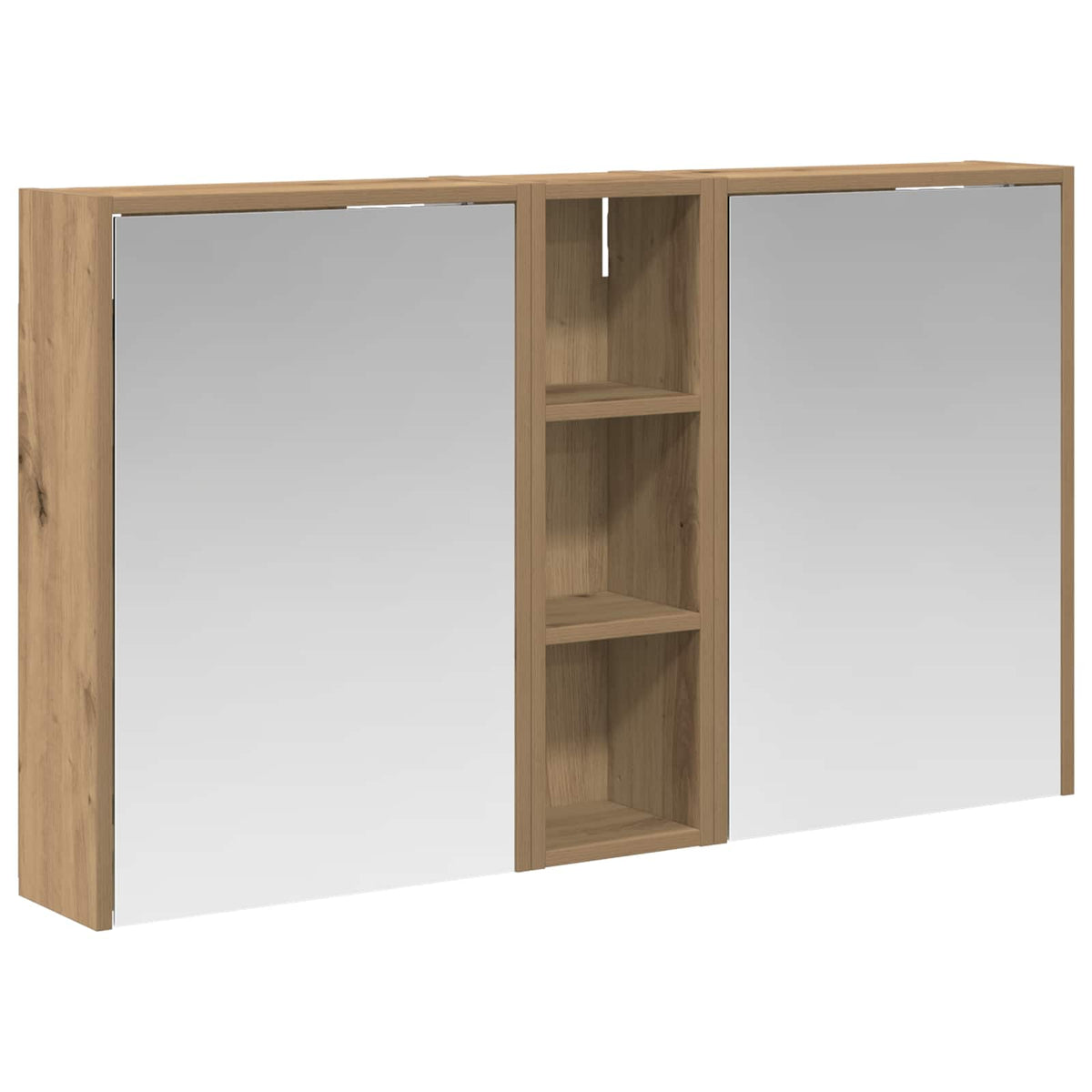 Badrumsskåpsset 3 st 106 x 16 x 62,5 cm Konstruerat trä