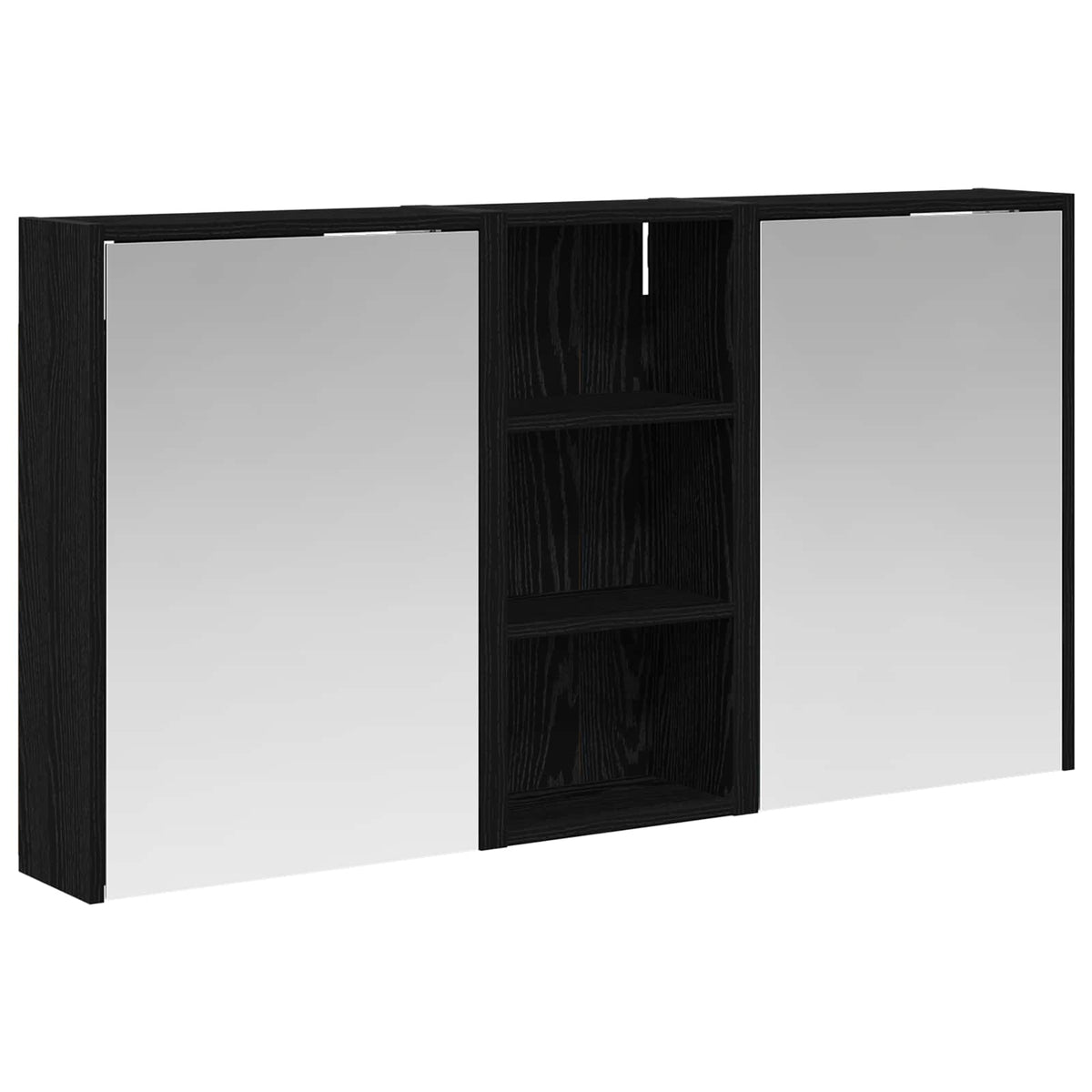 Badrumsskåpsset 3 st 116 x 16 x 62,5 cm Konstruerat trä